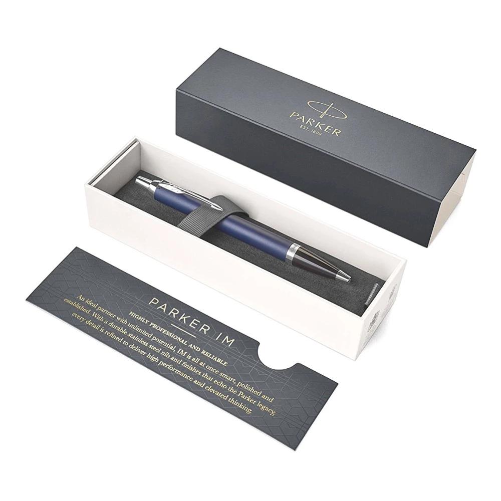Шариковая ручка Parker IM Core K321, Matte Blue CT
